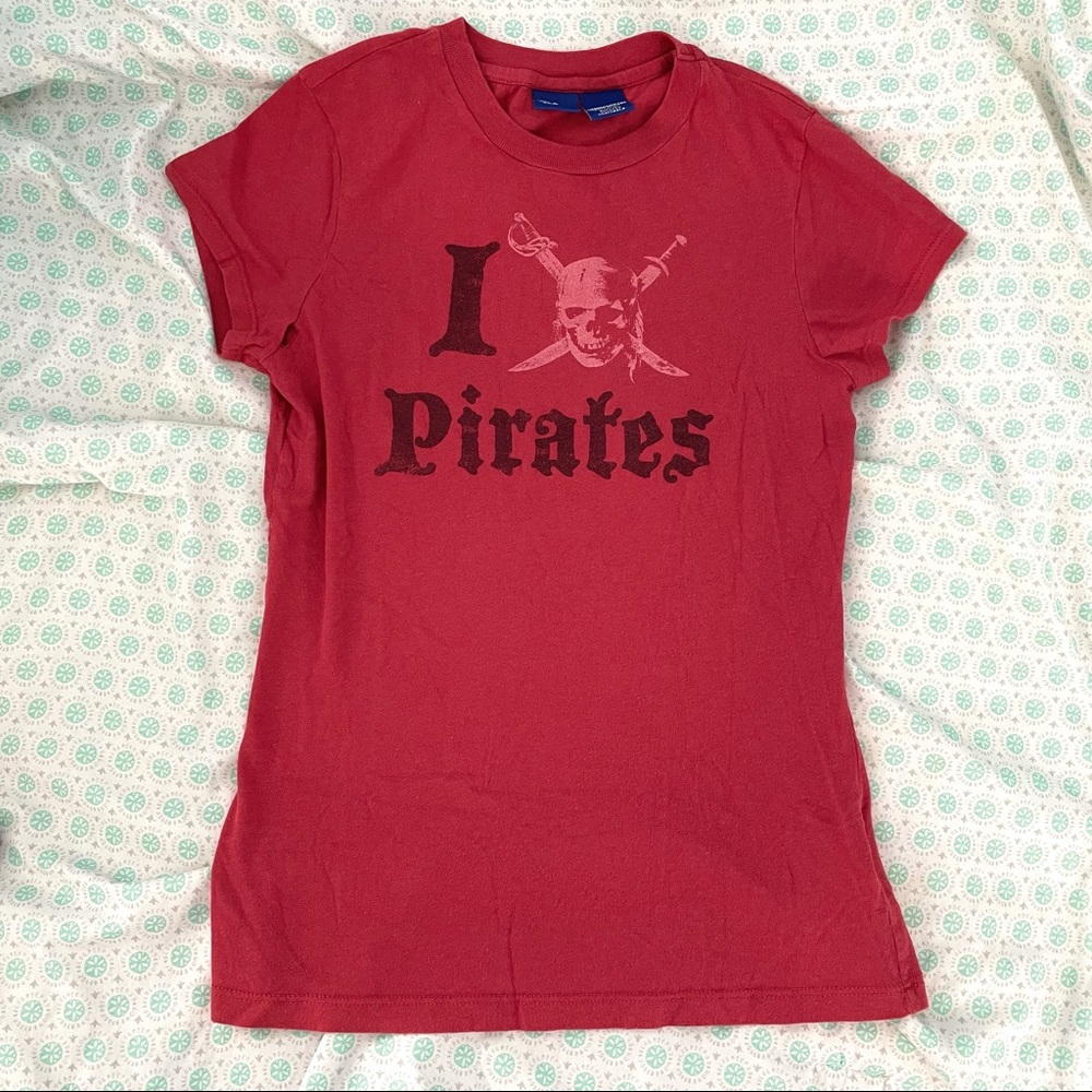 Pirates of the Caribbean Disney T-Shirt 2000s Vintage Y2K - Picture 2 of 7